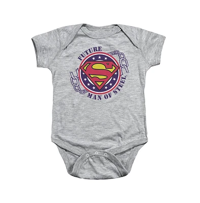 Superman Baby Girls Future Man Of Steel Snapsuit