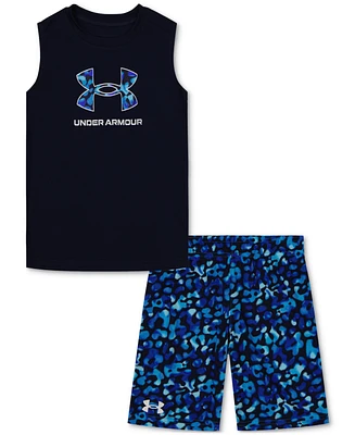 Under Armour Toddler & Little Boys Form Tank Top Shorts, 2 Piece Set