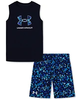 Under Armour Toddler & Little Boys Form Tank Top Shorts, 2 Piece Set