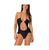 Edikted Women's Nea Cut Out One Piece Swimsuit