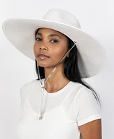 BCBGeneration Oversized Brim Metallic Panama