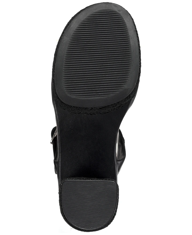 Sun + Stone Women's Edisonn Block Heel Espadrille Platform Sandals, Created for Macy's
