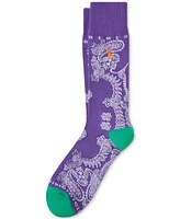 Polo Ralph Lauren Men's Bandana-Print Slack Socks