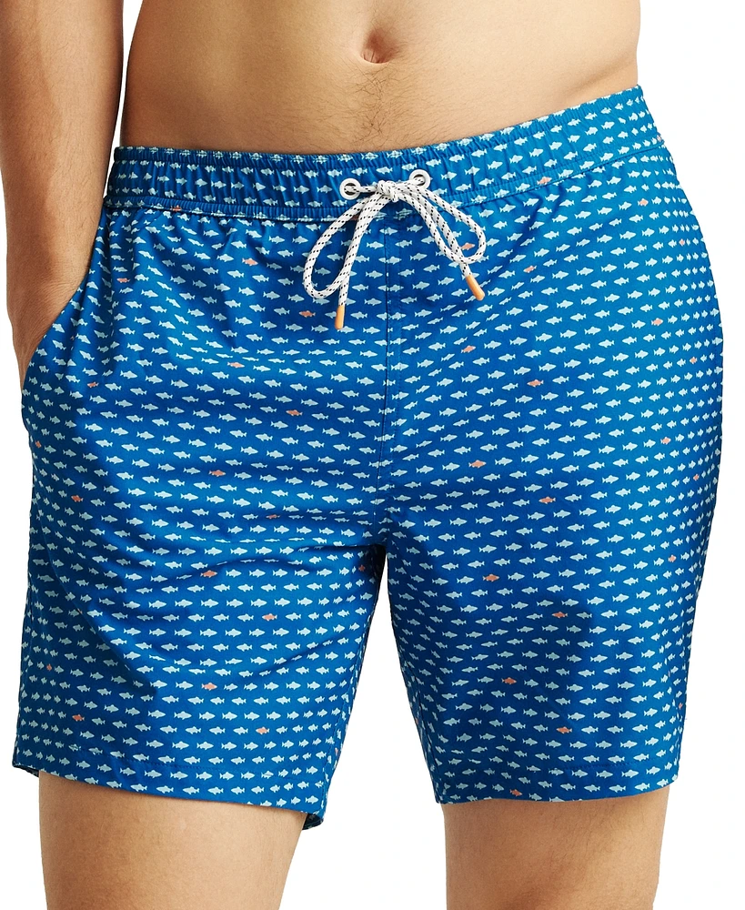 Bonobos Men's Dot-Pattern Drawcord 7" Swim Trunks