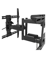 Kanto LX600SW Full-Motion Metal Stud Mount with Snaptoggle Heavy-Duty Toggle Bolts for 34" - 65" TVs