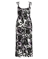 City Chic Women's Tilly Print Maxi Dress