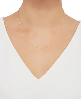 Fine Bonanza Twist Link 18" Chain Necklace in 14k Gold