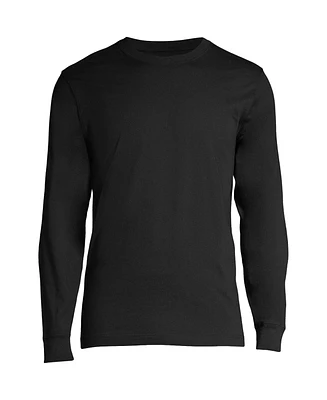 Lands' End Men's School Uniform Long Sleeve Essential T-shirt