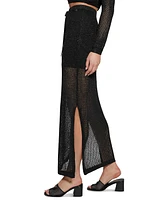 Guess Women's Morgen Sequined Knit Maxi Skirt