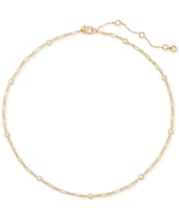 kate spade new york Gold-Tone One In a Million Chain & Stone Necklace, 16" + 3" extender