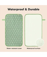 KeaBabies Swift Diaper Changing Pad, Portable Waterproof Pad for Baby, Travel Bag