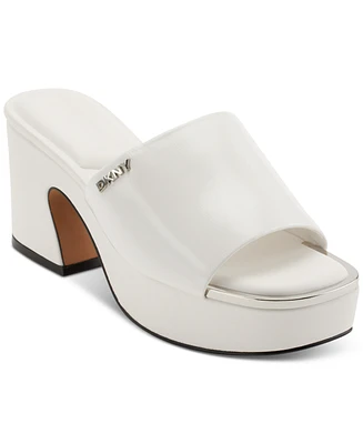 Dkny Women's Desirae Slip-On Espadrille Platform Sandals