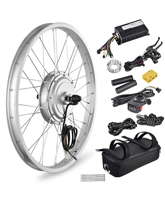 Yescom Electric Bicycle Front Wheel E-Bike Conversion Kit 24" 36V 750W Throttle Controller