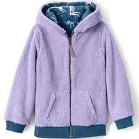 Lands' End Big Boys Husky Reversible High Pile Fleece Hoodie