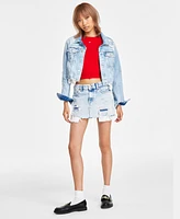 Tommy Jeans Women's Sophie Low-Rise Denim Mini Skirt