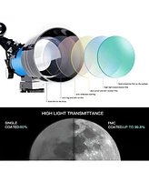 Telescope 70mm Aperture 300mm Az Mount Telescope with Stand and Phone Adapter for Kids, Adults and Beginners