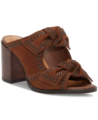 Lucky Brand Women's Dynah Bow Block-Heel Dress Sandals