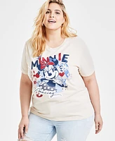 Disney Trendy Plus Minnie Graphic Print T-Shirt