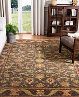 Safavieh Antiquity At52 Green and Gold 2'3" x 4' Area Rug