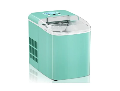 Slickblue 26 lbs Countertop Lcd Display Ice Maker with Ice Scoop
