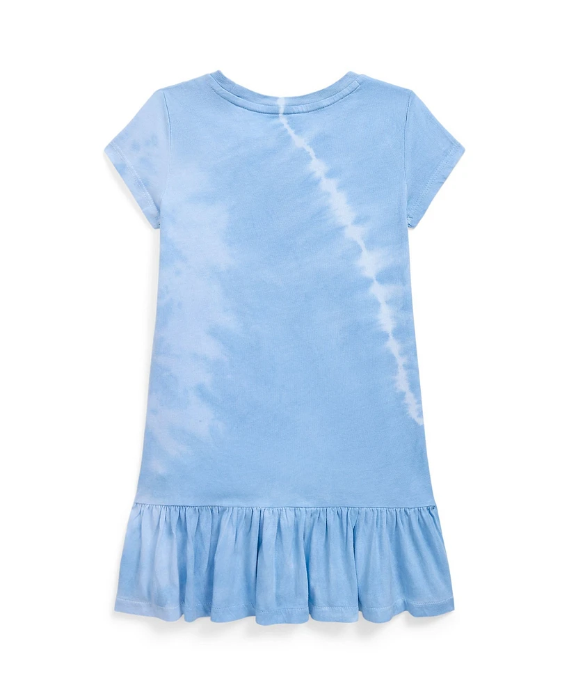 Polo Ralph Lauren Toddler and Little Girls Tie-Dye Bear Cotton T-shirt Dress