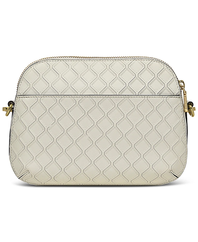 Radley London Dukes Place Embossed Leather Zip-Top Crossbody