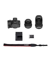 Canon Eos R100 Mirrorless Camera with 18-45mm and 55-210mm Lenses