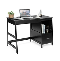 Slickblue 47.5 Inch Modern Home Computer Desk with 2 Storage Drawers