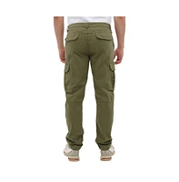 Bench Dna Men's Sergei Regular Fit Twill Cargo Pants