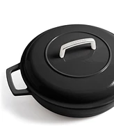 Martha by Martha Stewart Enamel Cast Iron 3.5 Qt Braiser