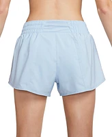 Nike Women's One Dri-fit Mid-Rise Brief-Lined Shorts