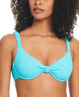 Sanctuary Women's Sweetheart-Neck Underwire Bikini Top