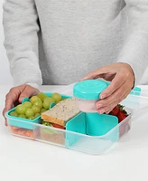 Sistema Create To Go Bento Box 6-Cup Food Storage Container