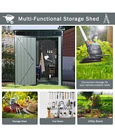 5FT X 3FT Outdoor Metal Storage Shed Transparent Plate