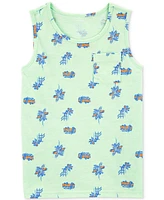 Carter's Little & Big Boys Palm Tree-Print Pocket Tank Top