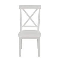 5 Pieces Dining Table And Chairs Set For 4 Persons, Kitchen Room Solid Wood Table With 4 Chair