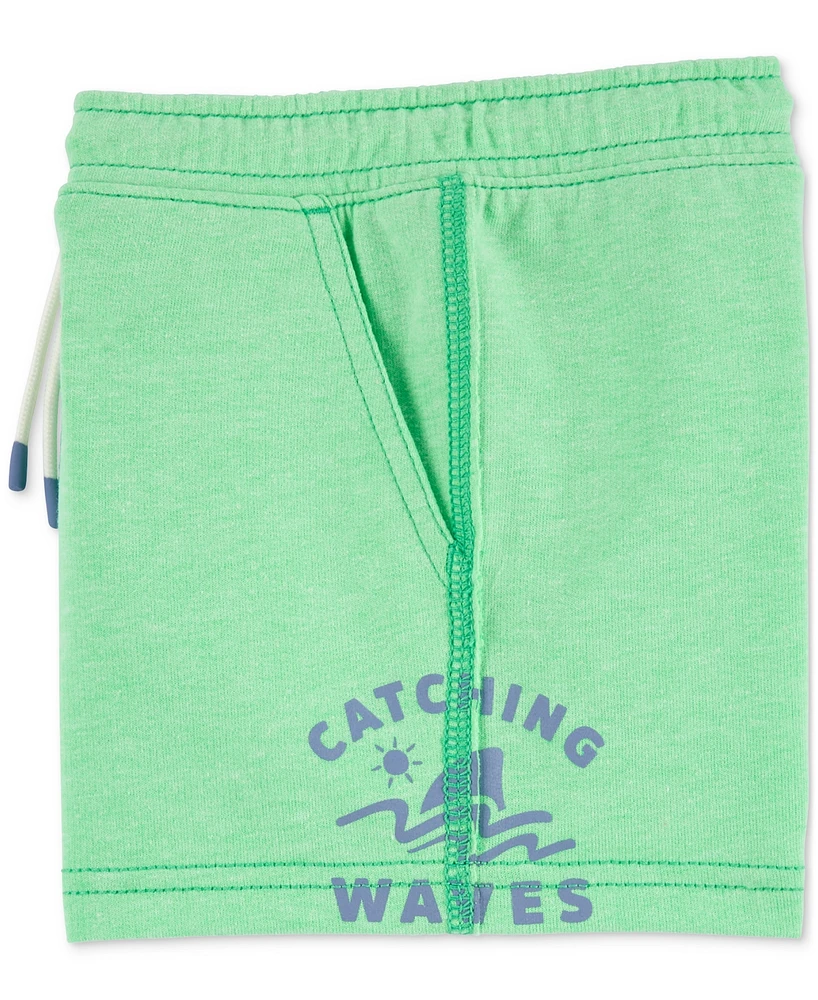 Carter's Toddler Boys Catching Waves Pull-On French Terry Shorts