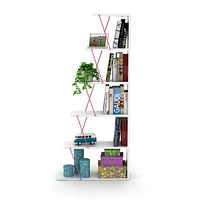 Modern 5 Tier Ladder Bookshelf Organizers