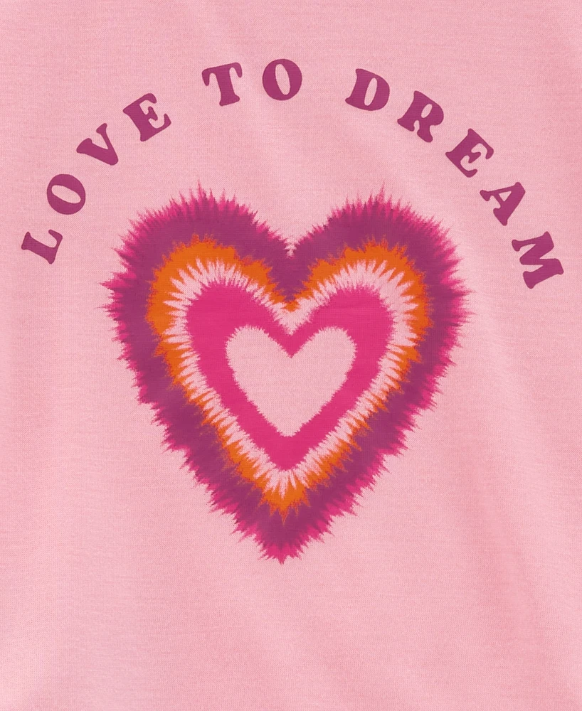 Carter's Toddler Girls Love To Dream Heart Loose-Fit Pajamas, 2 Piece Set