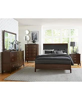 3-Drawer Nightstand in Dark Cherry Finish