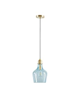 Auburn Bell Shaped Glass Pendant
