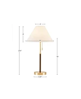 Streamdale Furniture Bromley Two Tone Pull-Chain Table Lamp