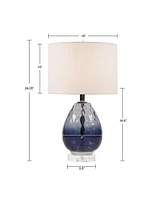 Streamdale Furniture Borel Ombre Glass Table Lamp