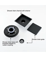 6 Inch Square Shower Floor