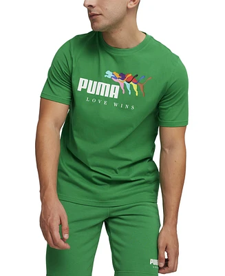 Puma Men's Ess+ Love Wins Short Sleeve T-Shirt