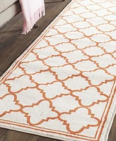 Safavieh Amherst AMT422 Beige and Orange 2'3" x 9' Runner Area Rug