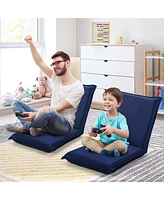 Slickblue Adjustable 6 Positions Folding Lazy Man Sofa Chair Floor Chair