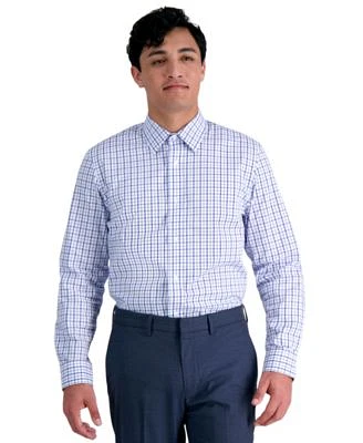 Haggar Mens Premium Comfort Dress Shirt Classic Slim Fit