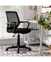 Slickblue Mid-Back Mesh Height Adjustable Executive Chair with Lumbar Support