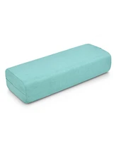 Slickblue Yoga Bolster Pillow with Washable Cover and Carry Handle